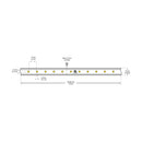 50M(164ft) Outdoor LED Strip Light 2835, High Voltage LED Strip Light with Power Plug, 120V 2(w/ft) 200(Lm/ft) CCT(3K, 6K)
