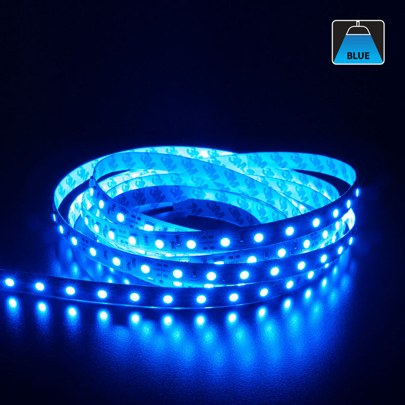 5M(16.4ft) Indoor LED Strip 5050, 12V 4.5(w/ft) 60(LEDs/m) CCT(Yellow, Red, Blue, Green) - ledlightsandparts