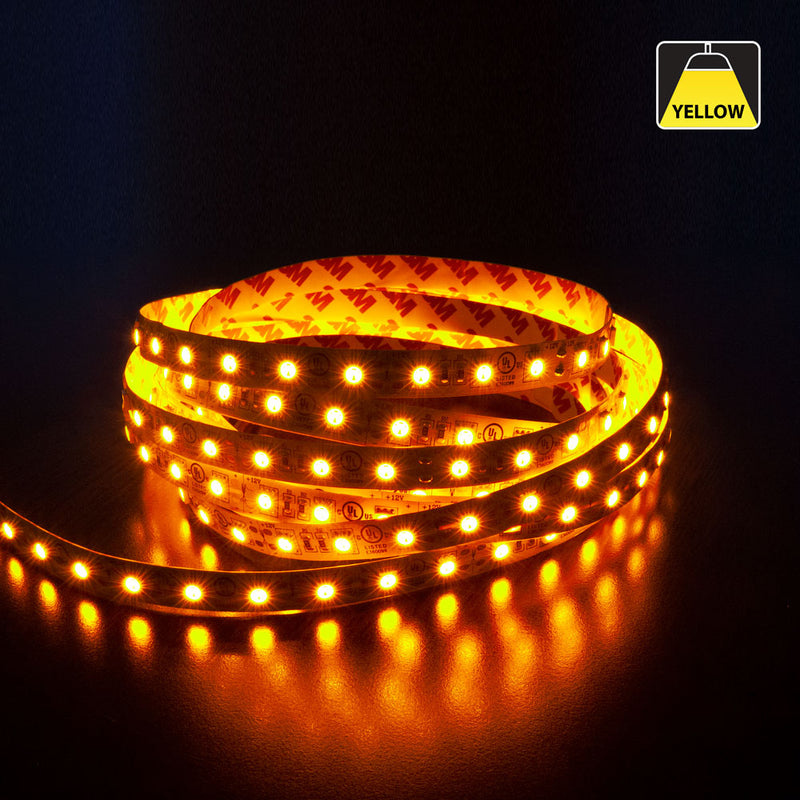 5M(16.4ft) Indoor LED Strip 5050, 12V 4.5(w/ft) 60(LEDs/m) CCT(Yellow, Red, Blue, Green) - ledlightsandparts