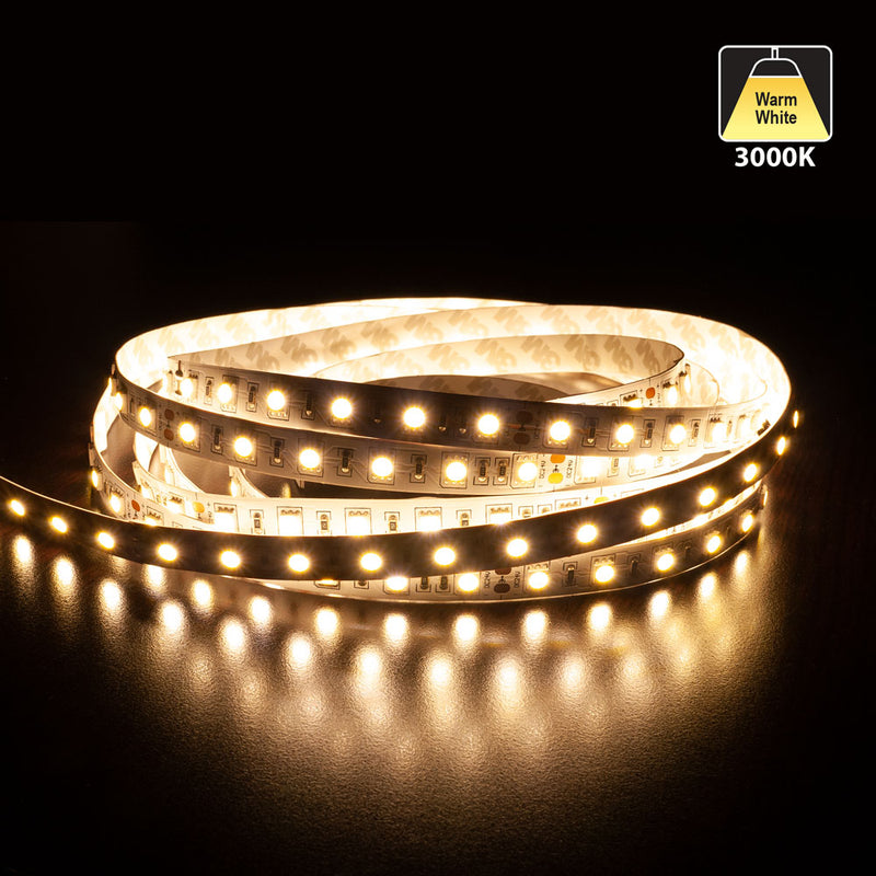 5M(16.4ft) Indoor LED Strip 5050, 24V 4.5(w/ft) 360-396(Lm/ft) 60(LEDs/m) CCT(3K, 4K, 6K) - ledlightsandparts