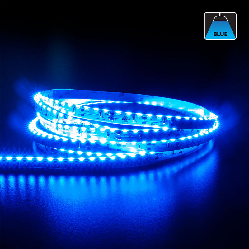 5M(16.4ft) Side Emitting LED Strip 315, 12V 3(w/ft) 120(LEDs/m) CCT(Yellow, Red, Blue) - ledlightsandparts