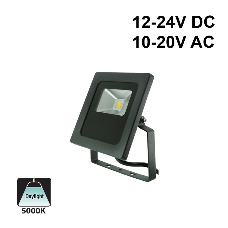 LED Outdoor Flood Light, 10W 12V AC/DC 5000K(Daylight) - ledlightsandparts