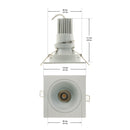 Ceiling Light 12V 8.2W– Square - ledlightsandparts