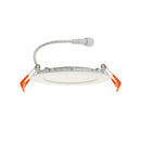 4 inch Dimmable LED Panel Light 120V 9W 3000K(Warm White), lightsandparts