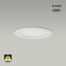 4 inch Dimmable LED Panel Light 120V 9W 3000K(Warm White)