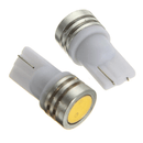 T10 Wedge Base, 194-168 LED Bulb COB 12V 1W 3000K(Warm White)