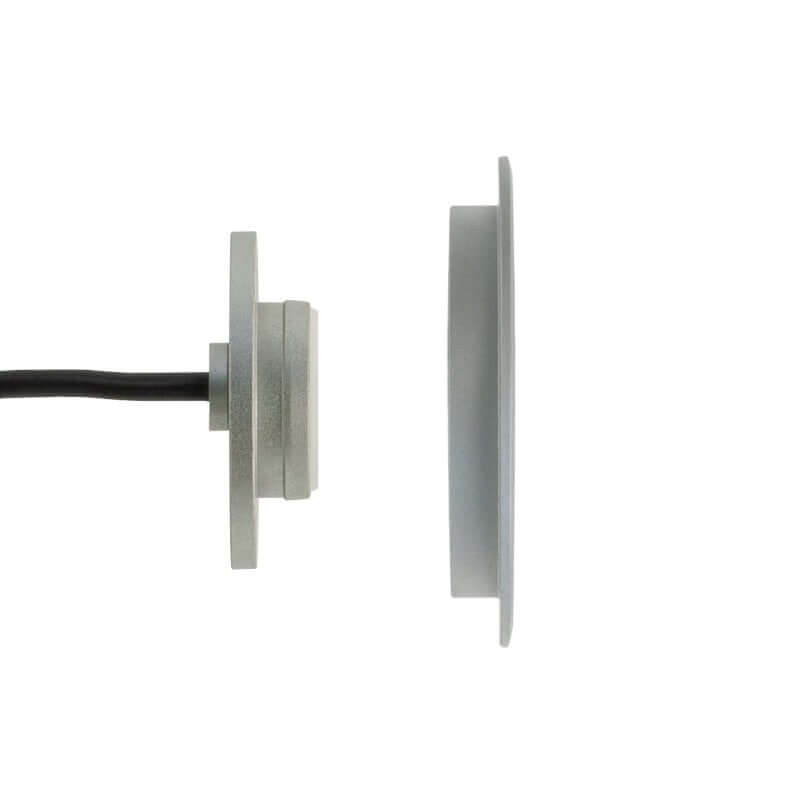 Round Outdoor Dimmable LED Step Light/ Pathway Light Flat Trim TYPE7 3000K, RGB