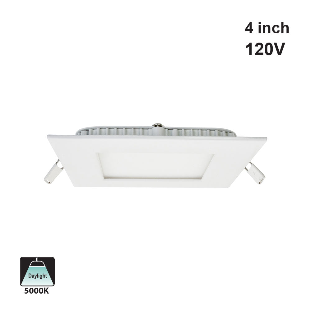 Square 4 Led Light Panel 4 inch Square LED Panel Light Dimmable LP-ULFTD-12109, 120V 9W 5000K(D