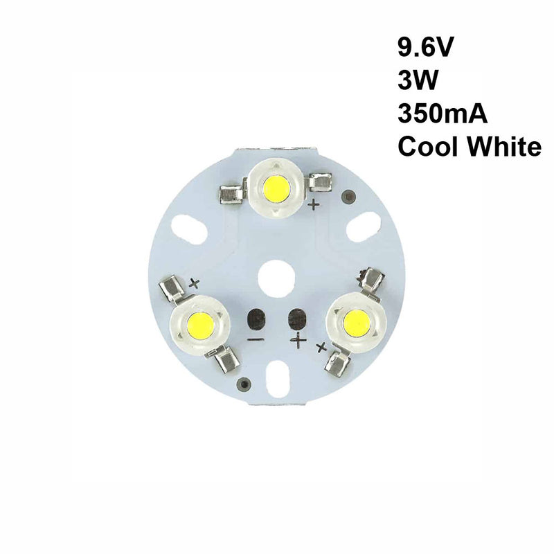 3W Constant Current On-Board Cool White (35mm Diameter)