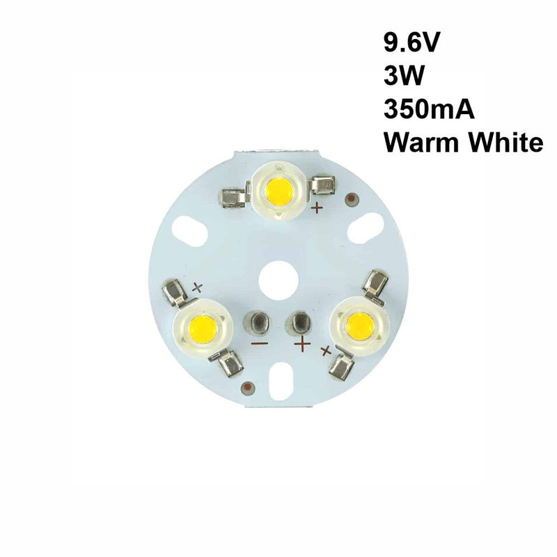 3W Constant Current On-Board Warm White (35mm Diameter)