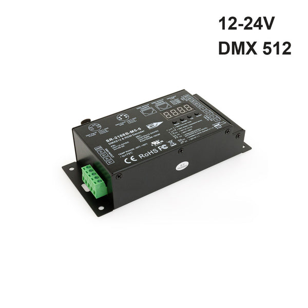 DMX512 and RDM Decoder 5 Channel 12-24V 8A SR-2108B-M5-5