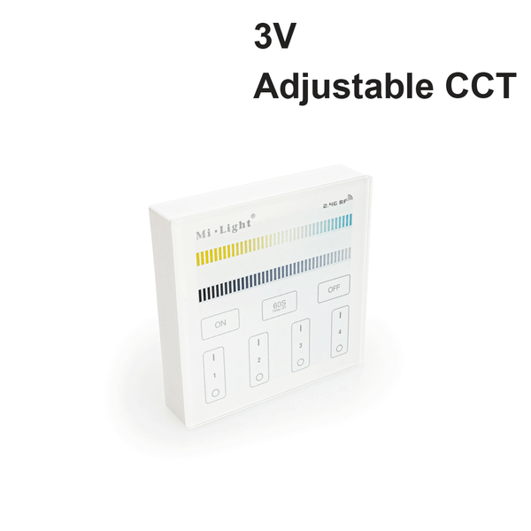 Mi-Light B2 4-Zone Adjustable Color Temperature Panel Remote Controller