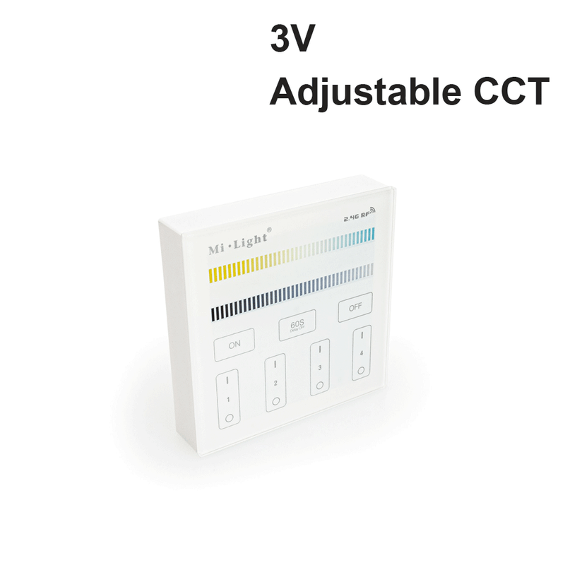 Mi-Light B2 4-Zone Adjustable Color Temperature Panel Remote Controller