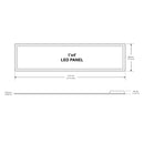 1ft x 4ft 120V Dimmable LED Panel Light 0-10V dimming 3000K