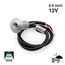 RD21 Mini LED Outdoor Recessed Step Light, 12V 0.5W 5000K(Daylight)