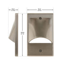 RT05HV Single Gang LED Step light, 100-240V 2W 3000K(Warm White) - GekPower