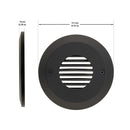 ALED-RD05HV Round Gang LED Step light, 100-240V 2.5W 3000K(Warm White), lightsandparts