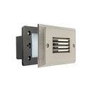 Horizontal RT05HV Single Gang LED Step Light/ Pathway Light, 100-240V 2W 3000K(Warm White) Brushed Nickel, gekpower