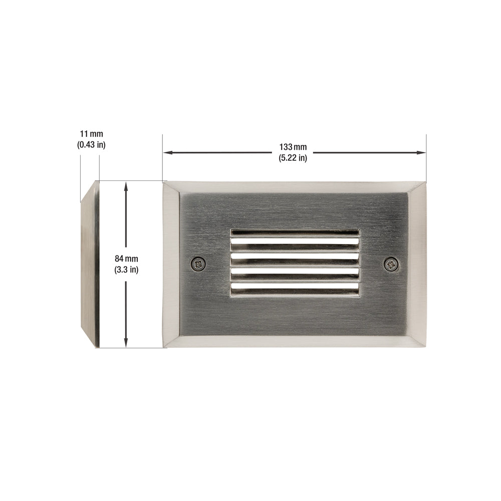 Step Light One Way Horizontal RT05HV Single Gang LED Step Light/ Pathway Light