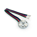 3 SMD 5050 LED Flat Round PCB, 12V 0.6W RGB, lightsandparts