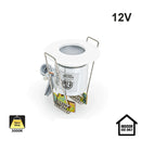 P105-WH-3000K Round LED Step Light, 12V 0.6W 3000K(Warm White)