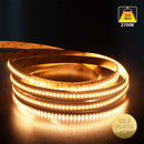 5M(16.4in) Indoor LED Strip 3014, 12V 7(w/ft) 727-873(Lm/ft) 240(LEDs/m) CCT(2.7K, 3K, 3.5K, 4K, 5K), Lightsandparts