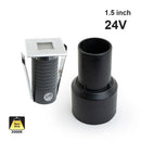 D2YBS0134 Mini LED Square Inground Walkover Light 24V 0.6W 3000K(Warm White)
