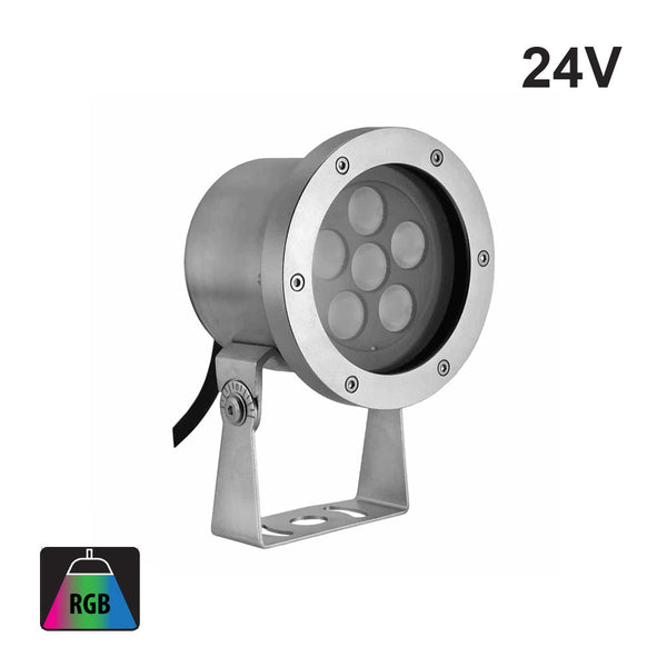 B5YA0603 Underwater LED Spot Light, 24V 24W RGB