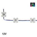 LED Backlighting for sign, 5050 12V 4 LEDs, RGB (Pack of 50)