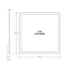 2ft x 2ft 120V Dimmable LED Panel Light 0-10V dimming 3000K
