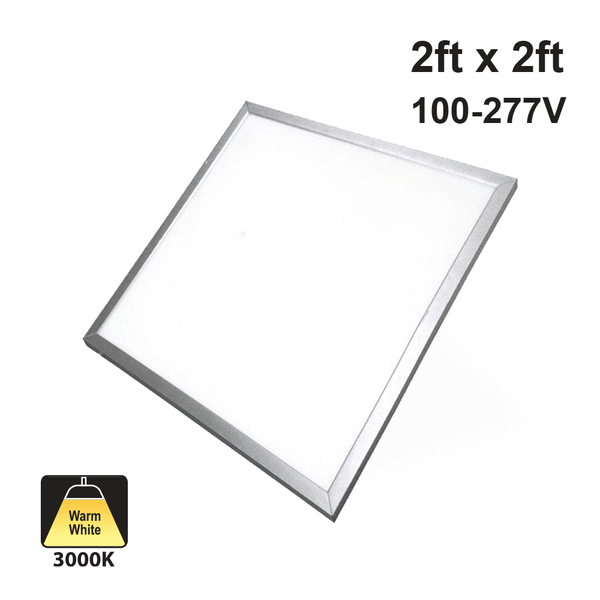2ft x 2ft 120V Dimmable LED Panel Light 0-10V dimming 3000K(Warm White)