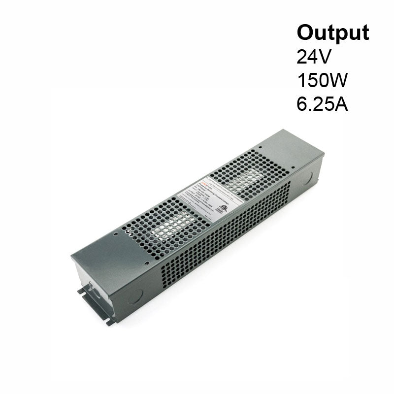 VBD-024-150DM Triac Dimmable Constant Voltage LED Driver, 24V 6.25A 150W