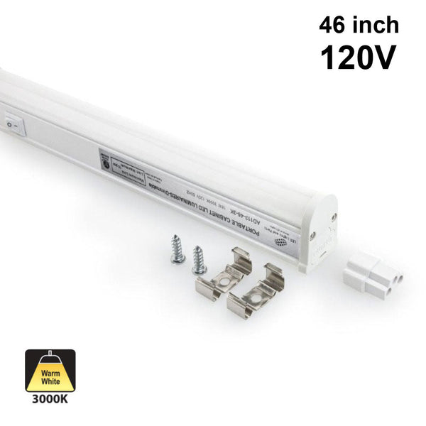 T5 Linkable Light Bar 46 inch 120V 18W 1530Lm 3000K(Warm White) - ledlightsandparts