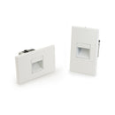 ST-1025 Rectangular LED Step Light with Horizontal and Vertical Orientation, 120V 2.5W 3000K(Warm White), lightsandparts