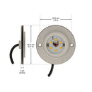 UL-1021-0300-A-C2 LED Deck And Wall Light, 24V 3W Two way Light