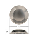 UL-1021-0300-A-C1 LED Deck And Wall Light, 24V 3W One Way Light