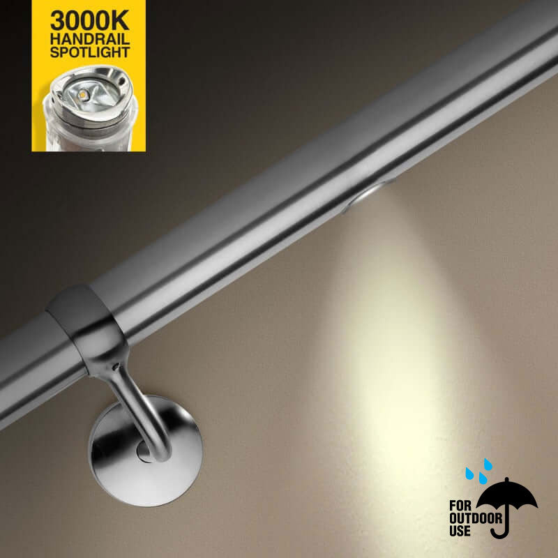 Handrail Spotlight 3000K 12-24V 1.5W