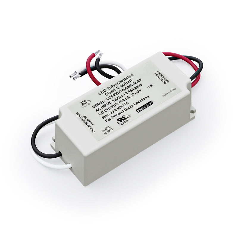 ES LD040D-CU09542-M28F Constant Current LED Driver, 950mA 27-42V 40W
