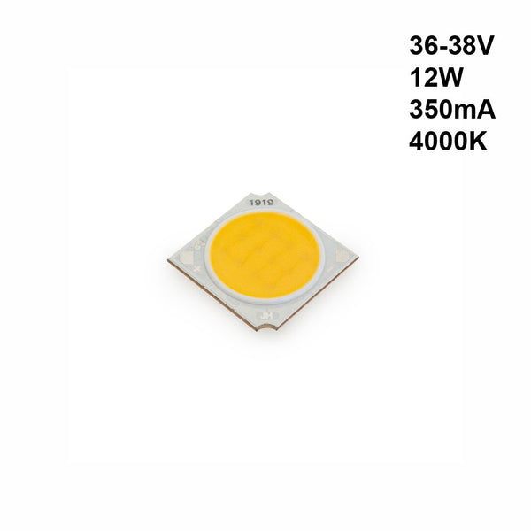 Constant Current COB LED, 350mA 12W 36-38V 4000K(Natural White)