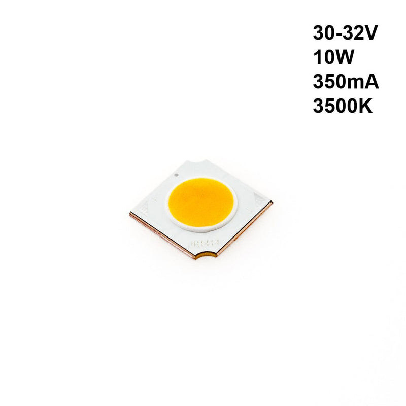 Constant Current COB LED, 350mA 10W 30-32V 3500K (Mid Warm White)