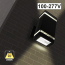 PL-UPD-6X1M-2S LED Wall Light Up Down Wall Light, 100-277V 12W 3000K(Warm White)