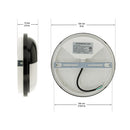 PL-LB-R-20W LED Bulk Head Lamp Round 20W 3000K(Warm White) White/Black Cover, gekpower