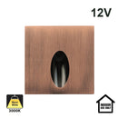 SQ25-1W-3K-DB Square LED Step Light, 12V 1W 3000K(Warm White)