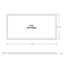 2ft x 4ft LED Panel 120V Dimmable LED Backlit Panel Light 0-10V dimming  3CCT