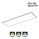 1ft x 4ft LED Panel 120V Dimmable LED Backlit Panel Light 0-10V dimming  3CCT