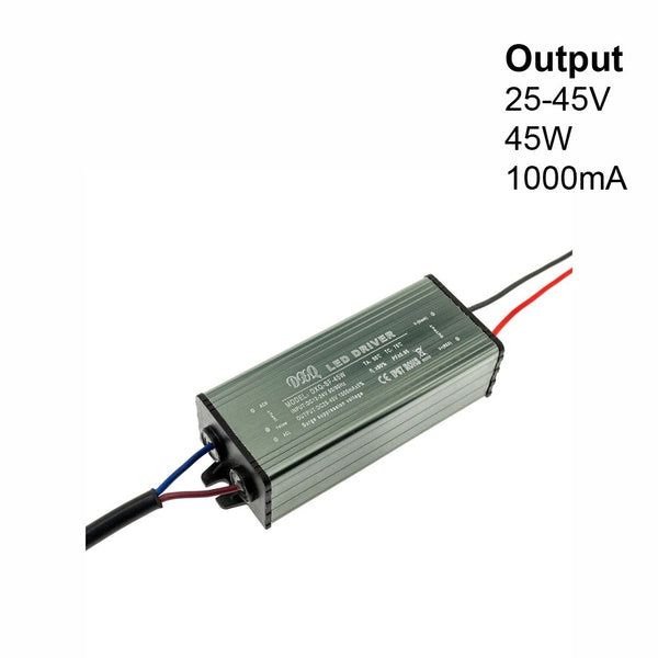 DXQ-SF-45W Constant Current LED Driver, 12-24V 45W 1000mA - ledlightsandparts