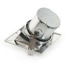 4 inch Commercial Recessed LED Downlight / Ceiling Light with Sloped Ceiling Reflector Square Trim, 120-347V 20W, gekpower