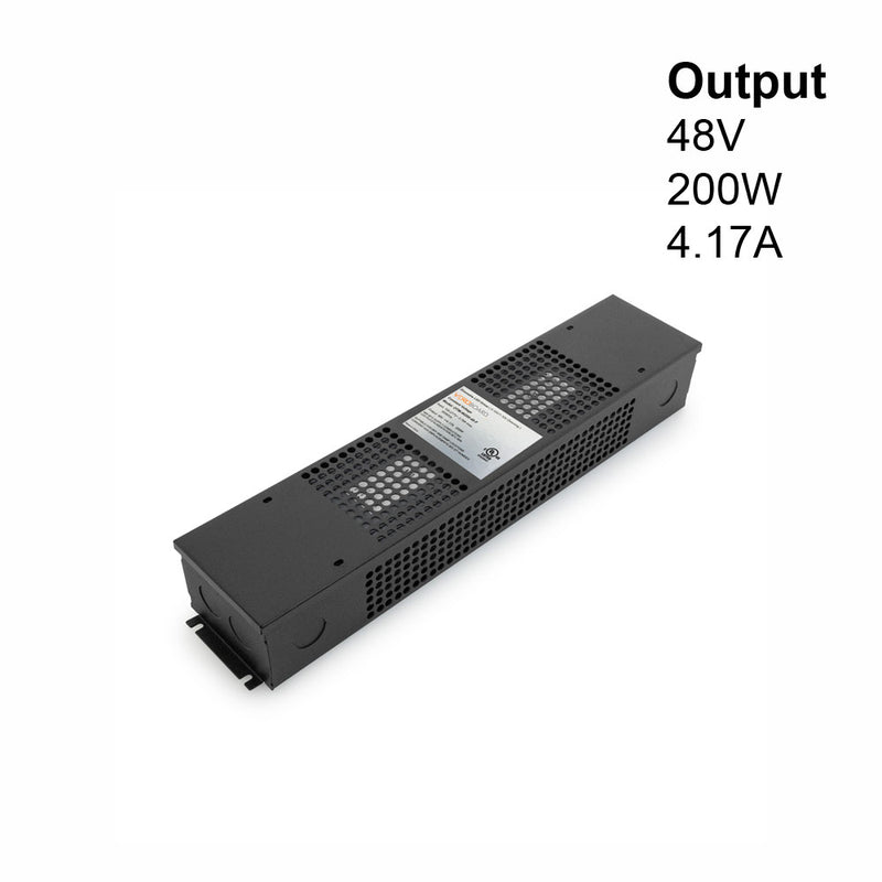 OTM-W200-48-F Constant Voltage 0-10V Dimmable LED Driver 48V 200W