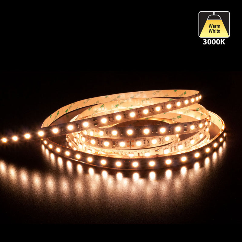 5M(16.4ft) Indoor LED Strip 5050, 12V 4.5(w/ft) 360-396(Lm/ft) 60(LEDs) CCT(3K, 6K) - ledlightsandparts