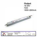 AC2800S72D-D3 Antron CC 0-10V Dimming LED Driver with Adjustable Output Current 2800-2500-1800mA 16-26V 72W max - ledlightsandparts